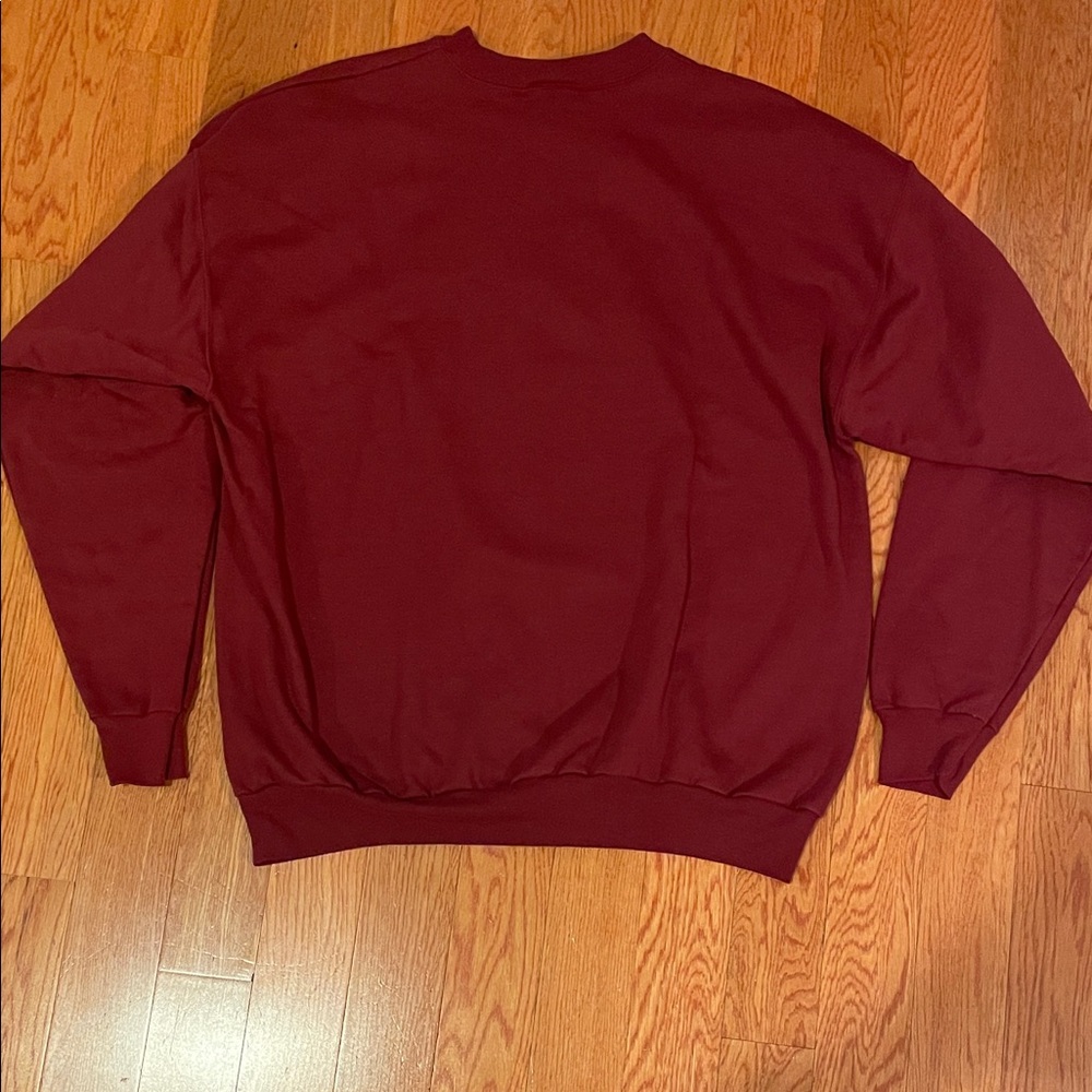 Disney Burgundy Crewneck Sweater with Mickey Mouse‎ - Picture 4 of 5